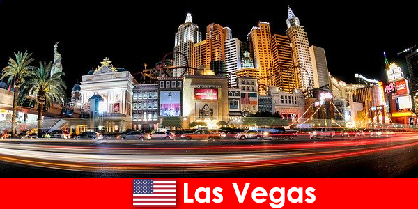 Las Vegas ibukota dunia hiburan nikmat asing dengan kehidupan malam