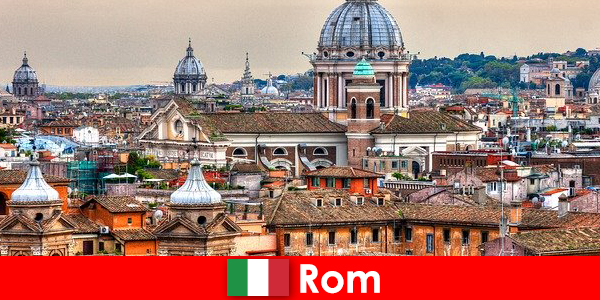 Kota kosmopolitan Roma dengan banyak gereja dan Kapel merupakan titik kontak bagi orang asing