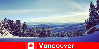 Liburan musim dingin di Vancouver Kanada dengan kesenangan bermain ski untuk keluarga perjalanan