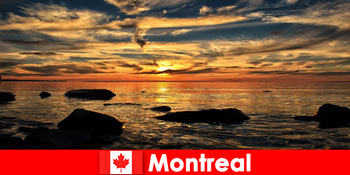 Laut pantai dan banyak wisata alam di Montreal Kanada