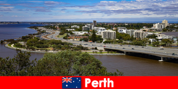 Perth di Australia, kota kosmopolitan dengan banyak tempat wisata untuk wisatawan